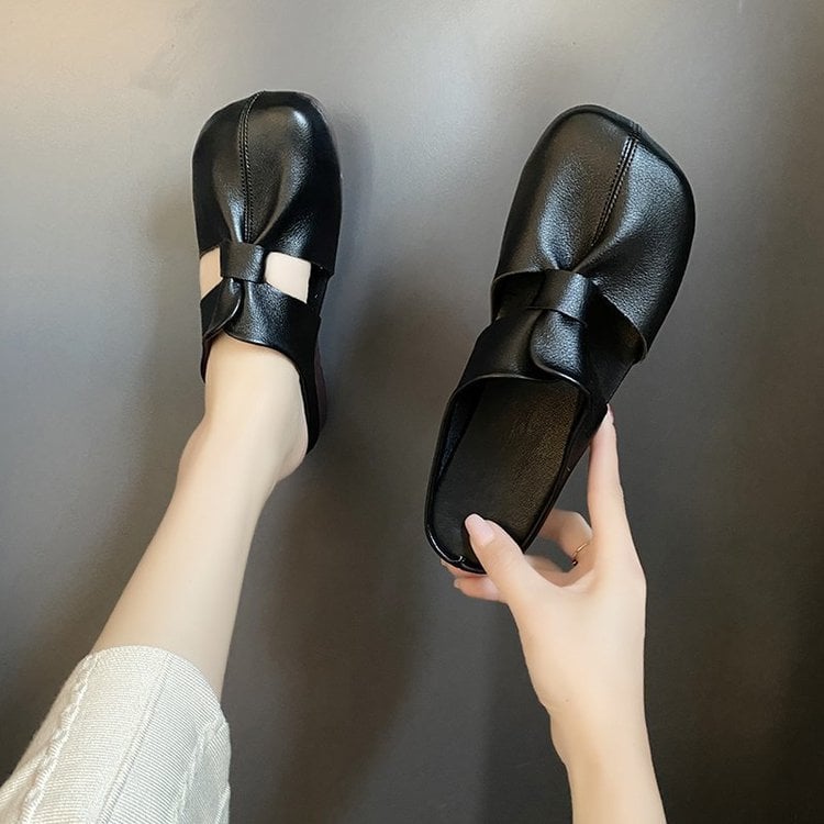 🔥Soldes d'été 52% de réduction👣Mules plates à découpes