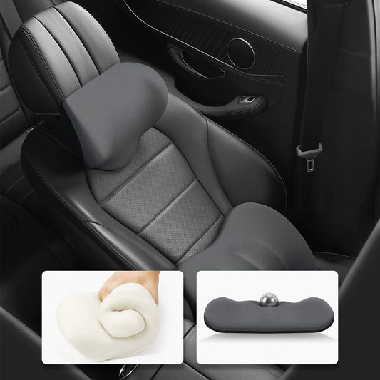 Appui-tête et coussin lombaire ergonomiques pour siège de voiture
