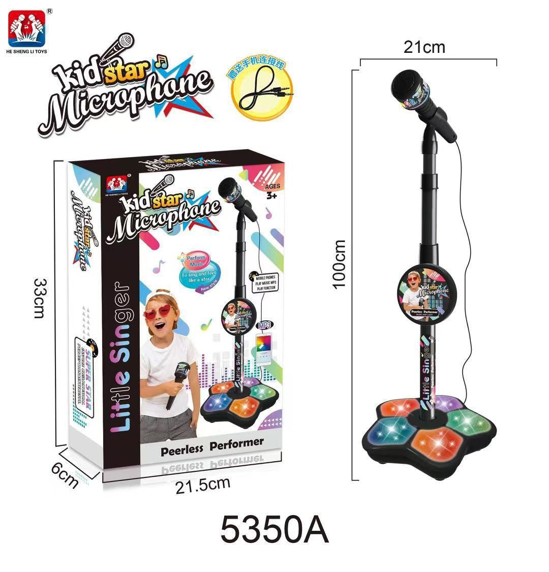 🎄🎉 Offre spéciale Noël : 50 % de réduction ✨ Microphone karaoké pour enfants avec lecteur de musique lumineux — Le cadeau idéal pour vos petits