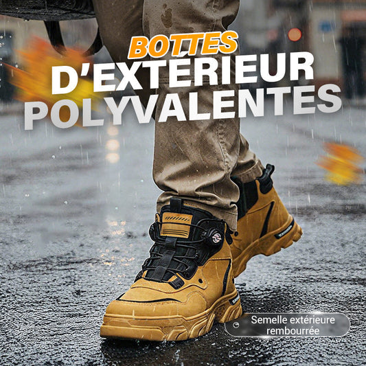 ⏳Offre spéciale limitée dans le temps⏰Chaussures de travail à boucle pivotante pour hommes (imperméables, antidérapantes, confortables et respirantes)