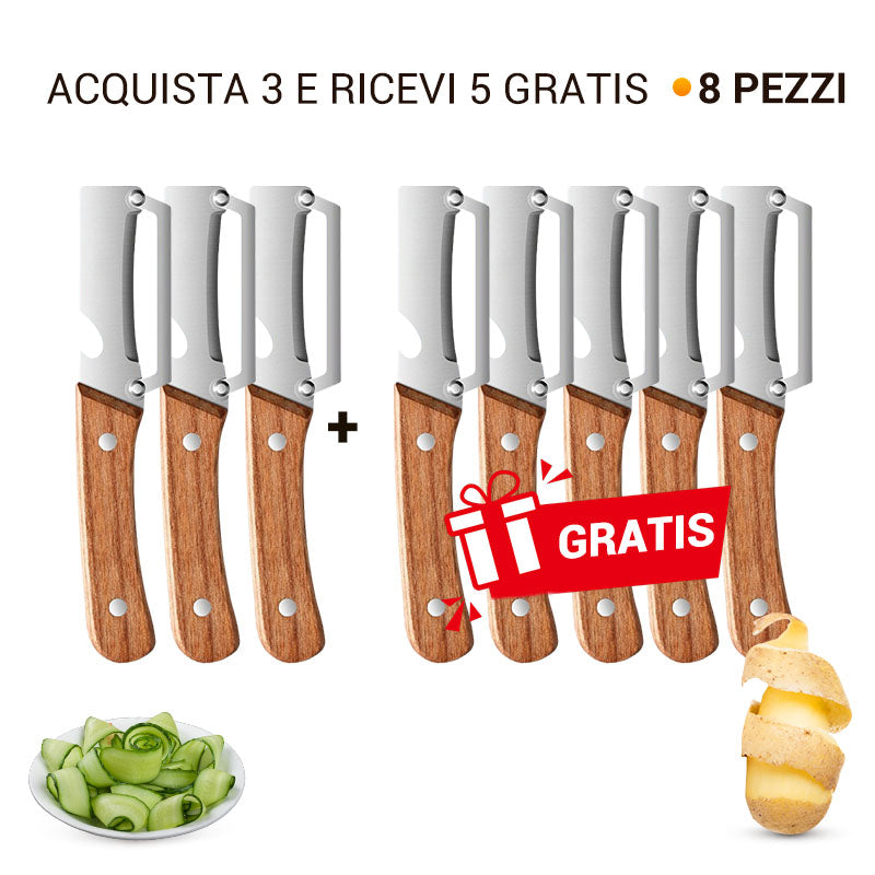 🥕 1 ACHETÉS, 1 OFFERT! 🔪 Épluche-Légumes Multifonctionnel – Lame en Acier Inoxydable, Manche Ergonomique & Idéal Pour Fruits & Légumes ✨
