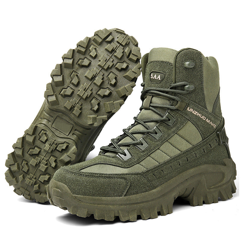 🥾50 % de réduction – Offre spéciale!🔥Bottes de sport tactiques montantes💧Imperméables & antidérapantes, durabilité améliorée