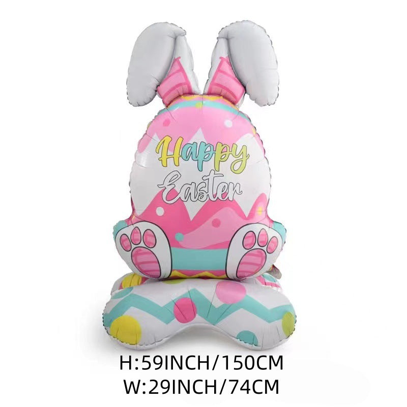 đ° 50% DE RĂDUCTION ! đ Ballons 3D sur Pied pour PĂąques â GĂ©ants Lapin/Carotte/Poussin/Ćuf â DĂ©coration Festive, Gonflage Ă l'Air & Parfait pour Enfants/Jardin đ·