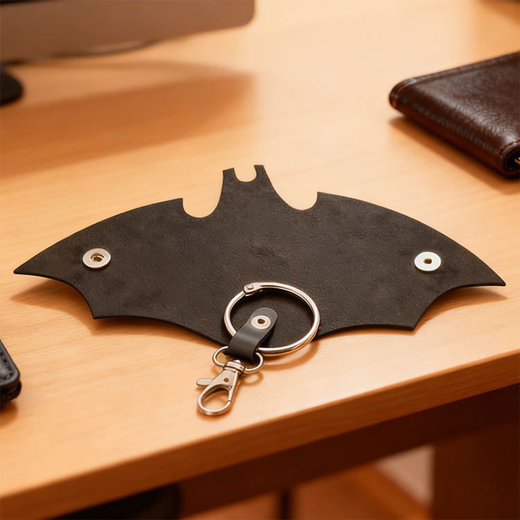 🔥Offre spéciale Noël à durée limitée : 50 % DE RÉDUCTION !!!🔥🦇Porte-monnaie en cuir fait main en forme de chauve-souris