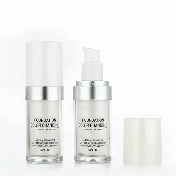 🎁 ACHETEZ 1, OFFERT 1 ! 🧴 Fond de Teint Intelligent – Change de Couleur pour S’Adapter à Votre Teint, Formule Hydratante & Légère pour Peaux Matures ✨📦