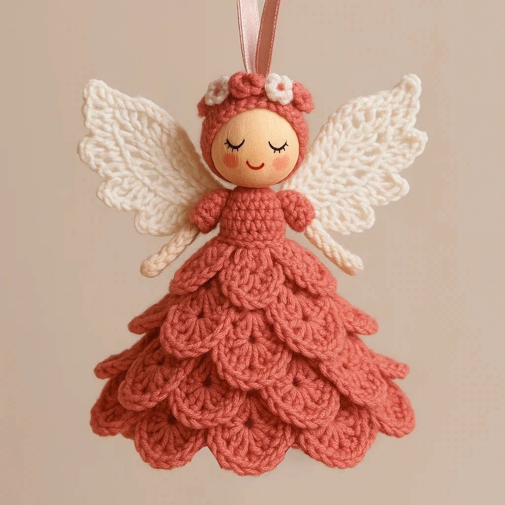 🔥Dernière vente du jour 50 % DE RÉDUCTION🎁Crochetez votre propre ange – Kit comple