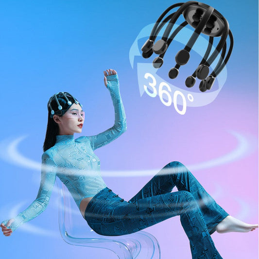 Electric scalp massager
