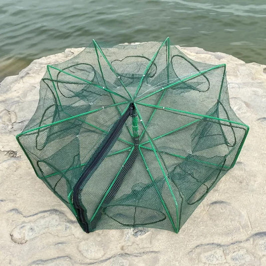 🐟🔥 50 % DE RÉDUCTION – Filet de pêche renforcé auto-pliable 🎣✨