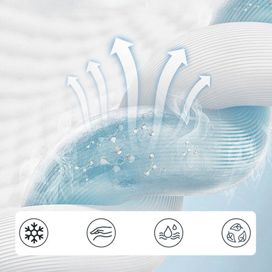 Courtepointe en soie glacée simple d'été