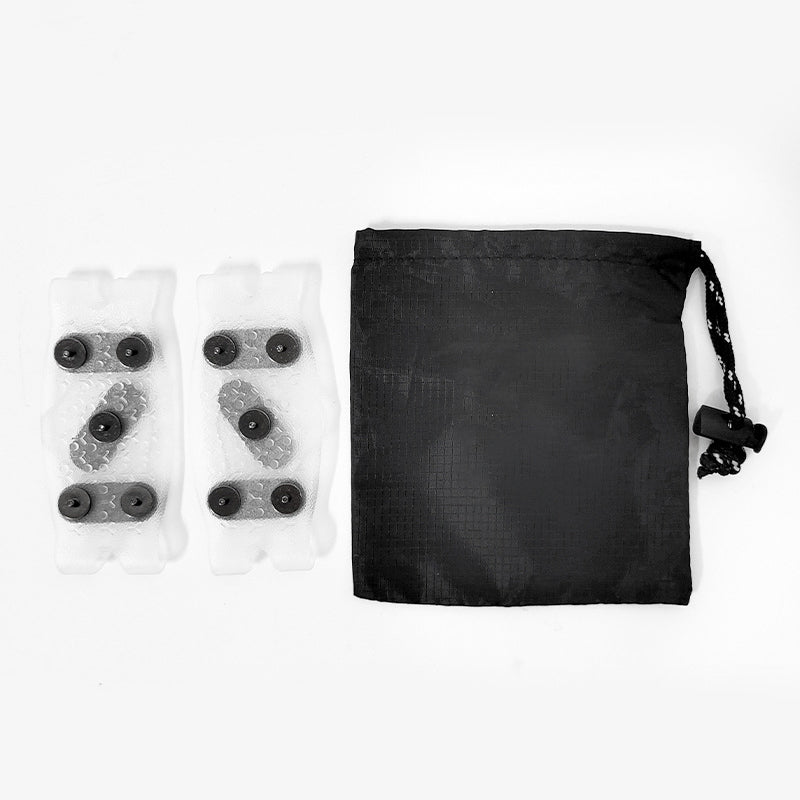 🧤 50% DE RÉDUCTION AUJOURD'HUI! ✨ Couvre-chaussures Antidérapants à 5 Griffes pour l'Extérieur - Semelle en Caoutchouc avec Griffes Réglables pour Randonnée & Glace ❄️🥾