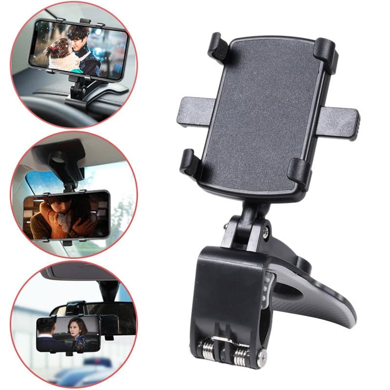 đ„Dernier jour 50% de rĂ©ductionđ„Support de tĂ©lĂ©phone de voiture Ă clipser pour tableau de bord multifonctionnel