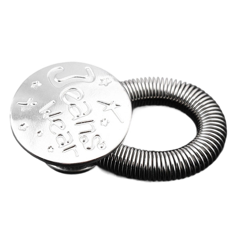 🔝 Bouton d'extension de taille à ressort métallique pour jeans 🔩👖