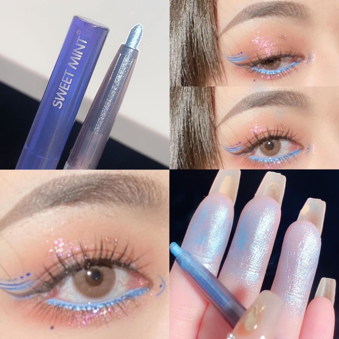 ⏳Spécial à durée limitée⏰Eyeliner Crayon Diamant Brillant✏️