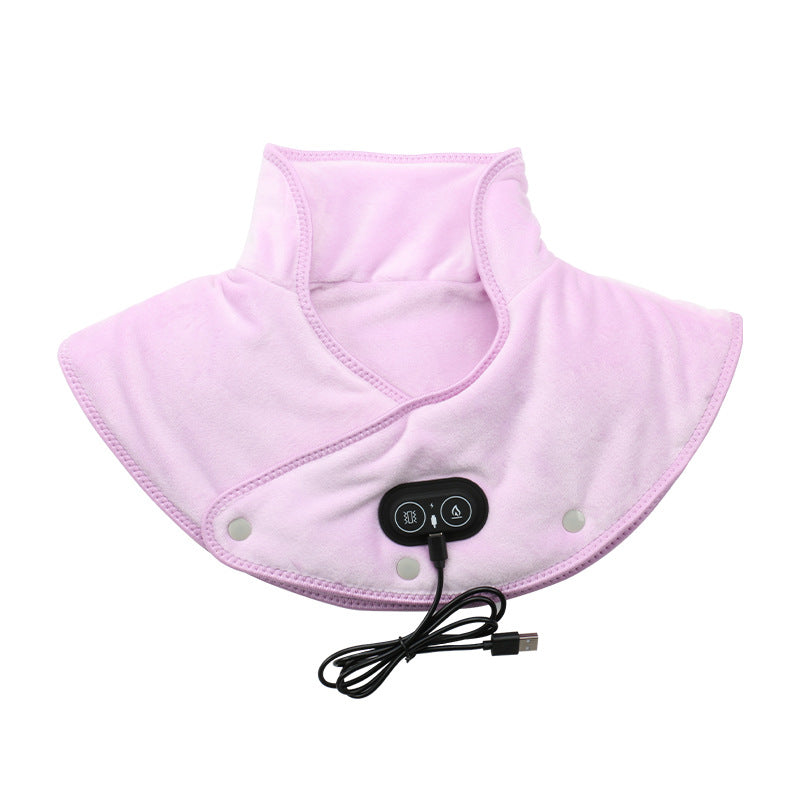 💆♀️ 50% DE RÉDUCTION ! ✨ Coussin Chauffant pour Cou et Épaules - Massage Vibrant et Chaleur Apaisante, Léger et Portable pour Maison/Bureau 🏠📦