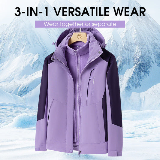 Veste Extérieure 3-en-1 Imperméable