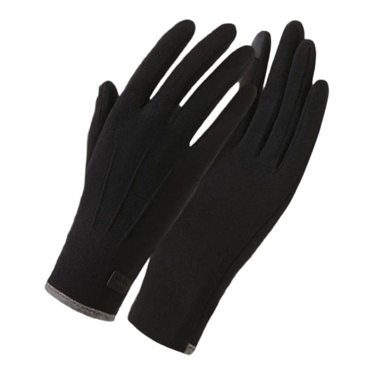 Gants chauds et coupe-vent avec fonction écran tactile et prise antidérapante