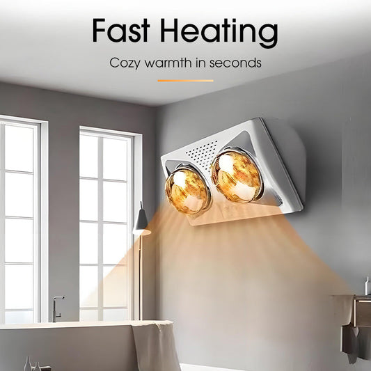 Ampoule chauffante murale pour salle de bain