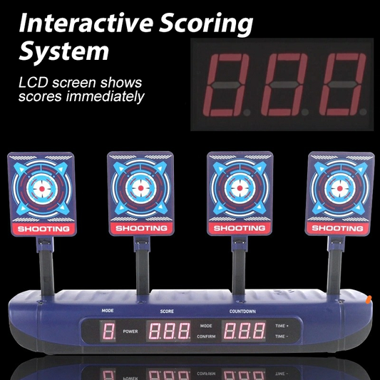 ⏳Offre spéciale à durée limitée⏰Jeu de Cibles de Tir Automatique avec Rail Mobile