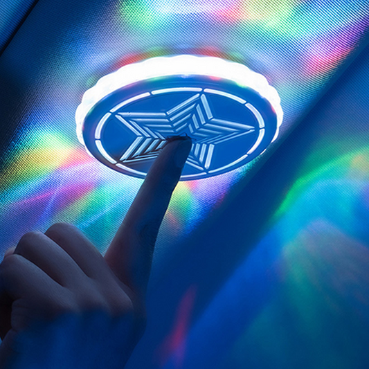 🔥 50% DE RÉDUCTION ! ✨ Lampe Voiture Magnétique - Rechargeable Type-C, 6 Modes Lumineux, Installation Sans Outil 🚗💡