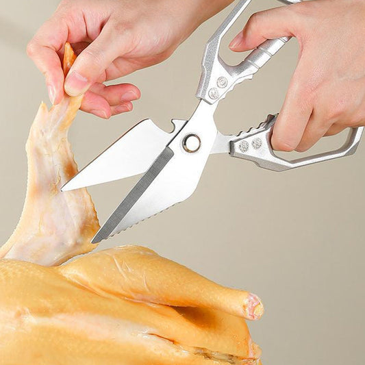 🔥 50 % de réduction ! Ciseaux de cuisine multifonctionnels – Acier inoxydable ultra-tranchant, idéal pour viande, herbes & noix ✂️🦴