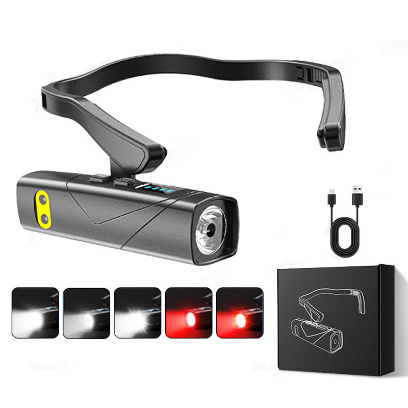 Lampe Frontale Légère LED Rechargeable à Porter sur l’Oreille