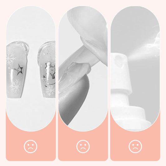 Dissolvant doux et rapide pour faux ongles