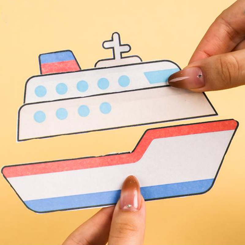 Kit de découpe de papier et d'autocollants à faire soi-même pour enfants