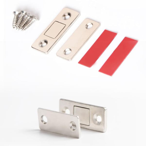 🚪 Achetez-en trois, obtenez-en cinq ! 🔧 Butoir de porte magnétique sans trou — installation facile, fermeture silencieuse, tension réglable, idéal pour une utilisation à la maison ou au bureau ✨📦