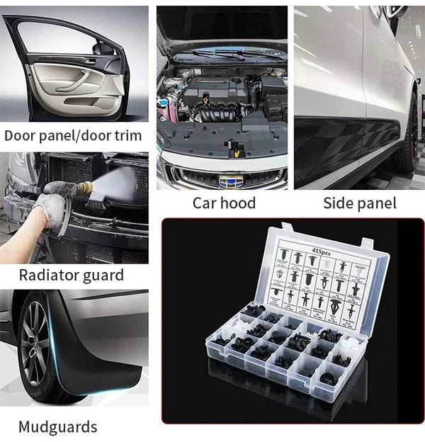 🔩 ACHETEZ 2, OFFERT 1 ! 🚗 Lot de 100 Clips à Vis d‘Extension – Universel, Haute Compatibilité & Installation Facile 🧰