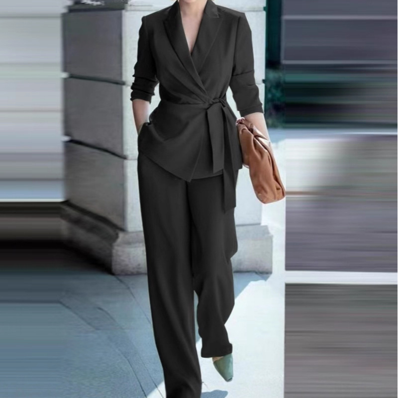 ⭐BEST‑SELLER 2026⭐💃Ensemble blazer & pantalon jambes larges femme⚡PROMO -60%⚡✈️livraison gratuite