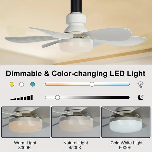 💨 50 % de réduction ! 💡 Ventilateur suspendu portable 2-en-1 avec télécommande — Idéal pour la chambre, le bureau et les voyages 🏠