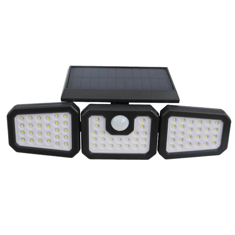 💡 60% DE RÉDUCTION! ☀️ Applique Murale Solaire à 3 Têtes avec Capteur – Éclairage Automatique, Étanche & Idéale Pour Jardin, Entrée & Garage 🏠