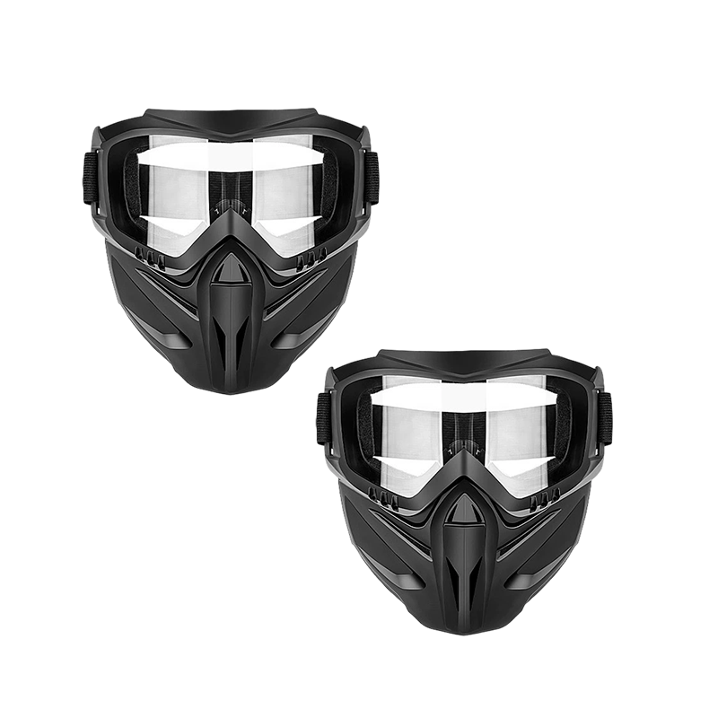 Masque facial intégral détachable