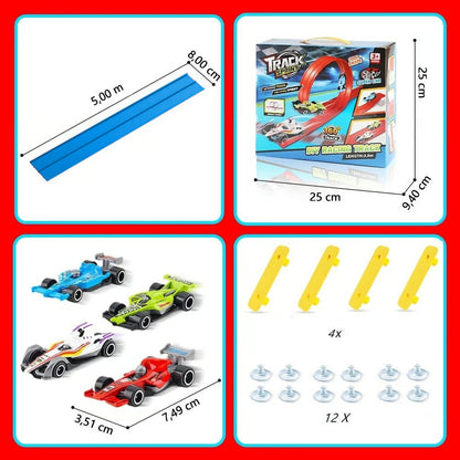 🎄🎁 Cadeau surprise de Noël 2025 : Piste de course flexible à faire soi-même 🚗✨
