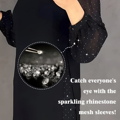 🔥 Robe Femme à Strass – Élégante, Confortable & Parfaite pour Toutes Occasions