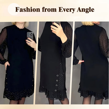 🔥 Robe Femme à Strass – Élégante, Confortable & Parfaite pour Toutes Occasions