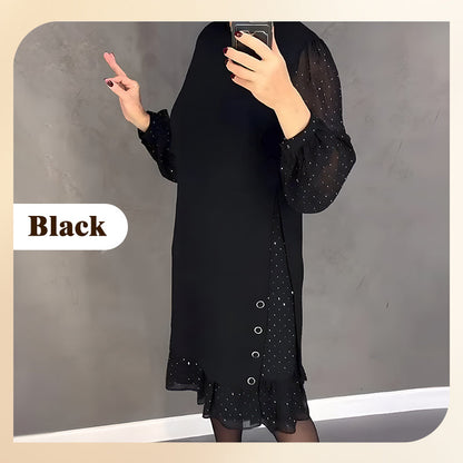 🔥 Robe Femme à Strass – Élégante, Confortable & Parfaite pour Toutes Occasions