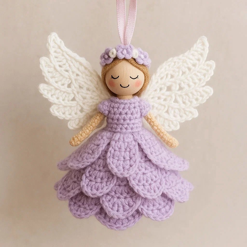 🔥Dernière vente du jour 50 % DE RÉDUCTION🎁Crochetez votre propre ange – Kit comple