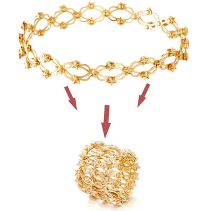 💕50% de réduction🎁Cadeau parfait : Bracelet transformable avec breloque CZ étincelante 💎