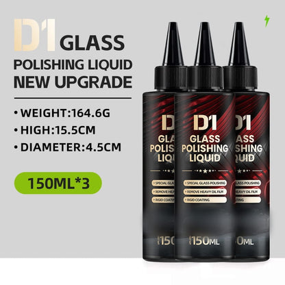 🔥Liquide de polissage pour vitres automobiles – Effacez les marques de façon permanente, économisez sur les coûts de remplacement !