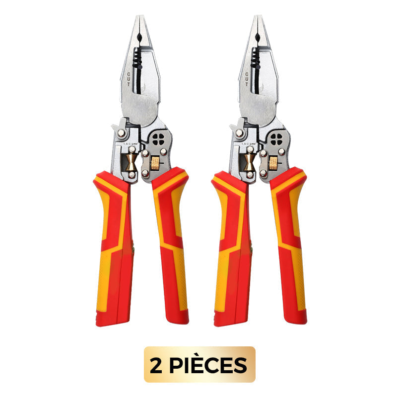 ✅Pince à Dénuder 8-en-1 avec Testeur de Tension🧰