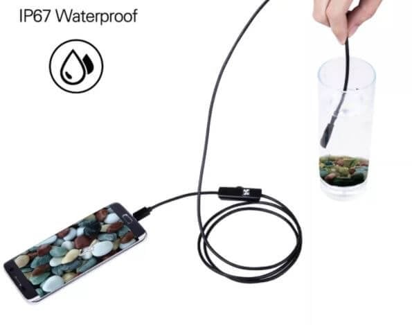 💡50 % DE RÉDUCTION🔥Caméra endoscopique douce Magic Wifi😍Sonde ultrafine 7 mm, étanche IP67, 6 LED réglables & compatible 3 en 1📱🔧