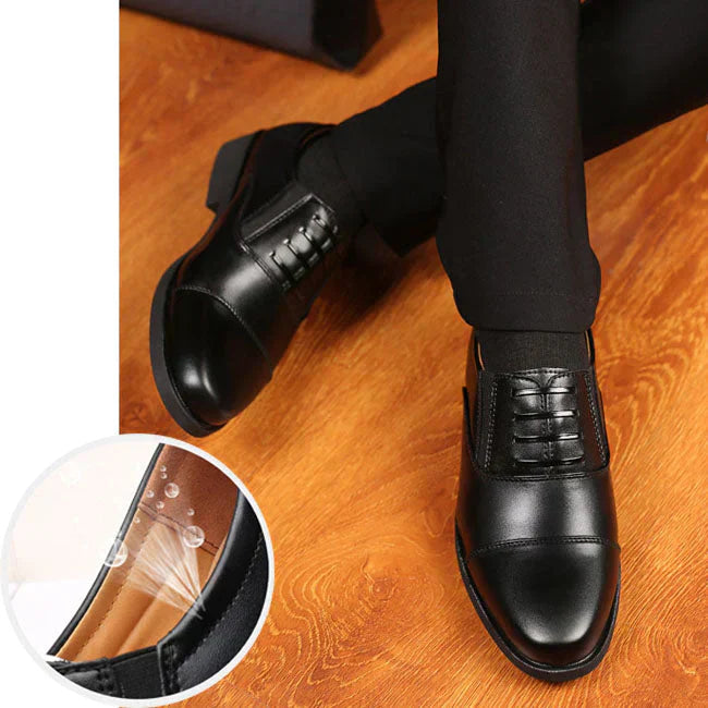 👞 60% DE RÉDUCTION ! 💼 Chaussures de Ville Homme en Cuir Léger – Style Affaires Élégant, Semelle Antidérapante & Respirante ✨