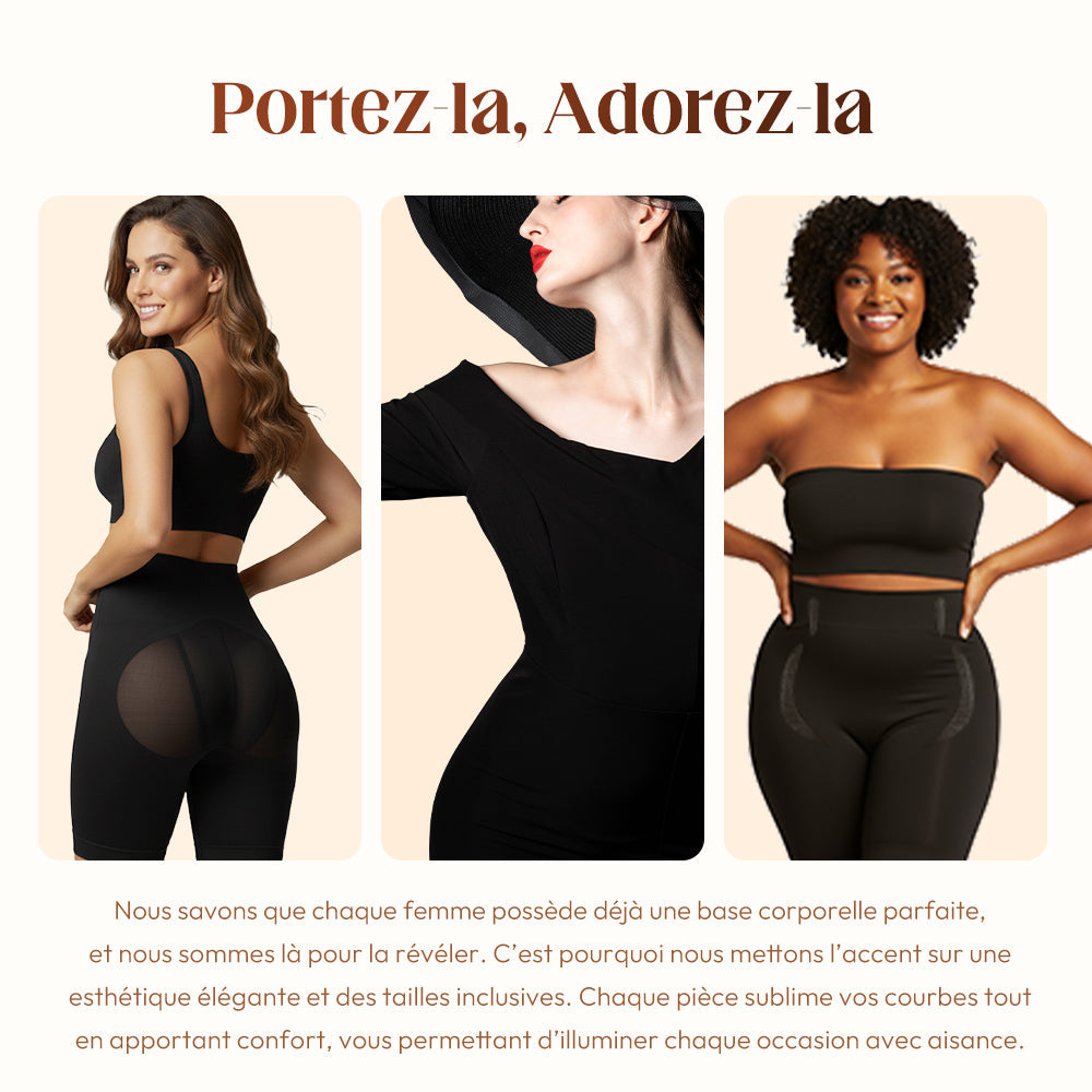 Shorts Gainants Remodelants à Taille Haute ✨ Courbes instantanées, confiance durable ! 🍑
