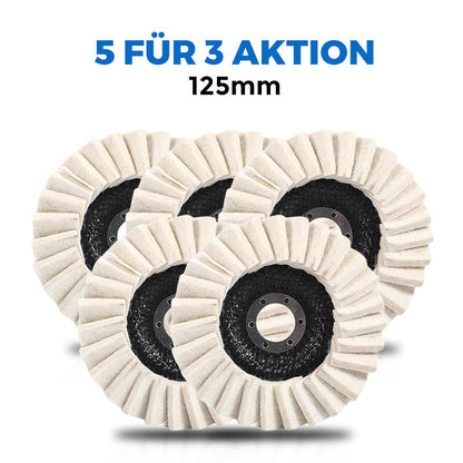 🔥Wollfilz-Lamellenpolierscheibe