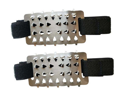 Crampons 26 Dents Acier Manganèse 🥾 | Plaques Antidérapantes en Acier Inoxydable ⚙️ | Pour Glace, Neige, Boue & Escalade ❄️🧗 | Compatibles avec Surchaussures