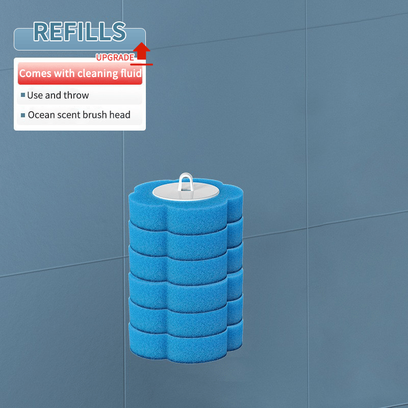 📢📢50 % de réduction !! ⏰ Ensemble de Brosses de Toilette Jetables à Fixation Murale – Hygiénique, Élégant & Gain de Place