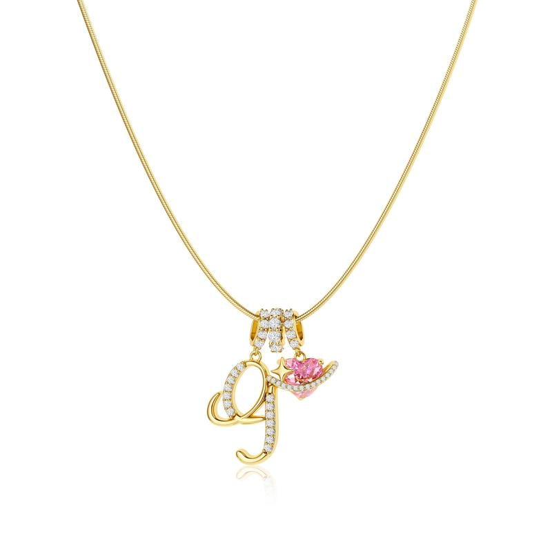 💖 DERNIER JOUR – 57 % DE RÉDUCTION ✨ Colliers à pendentifs 3 rangs avec initiales A-Z 🎀 | Personnalisés et élégants