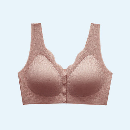 Soutien-gorge de nuit à bouton avant pour femmes d'âge moyen et âgées