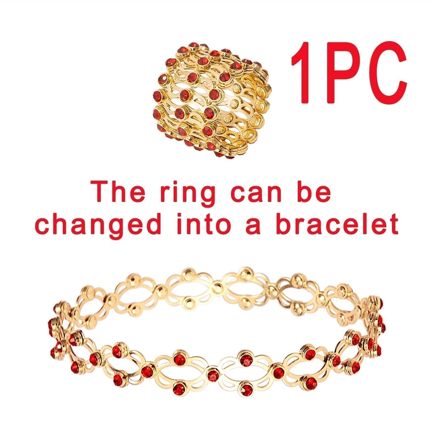 💕50% de réduction🎁Cadeau parfait : Bracelet transformable avec breloque CZ étincelante 💎